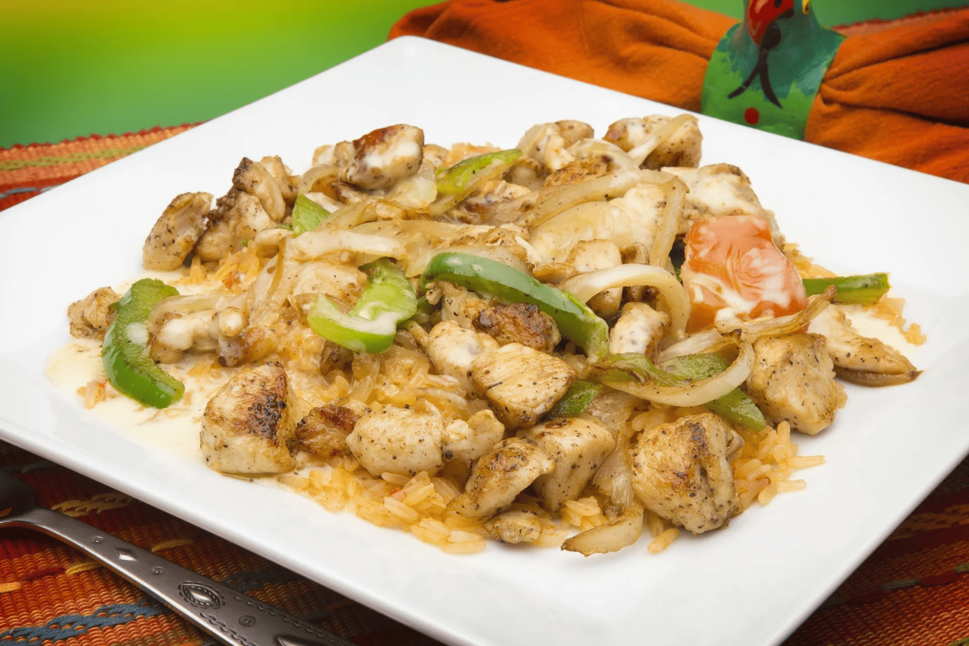 Fajita Chicken on the Beach